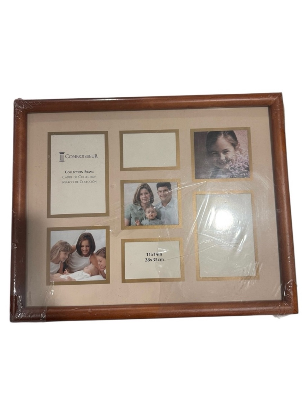 Brown Multi-Opening Collage Frame